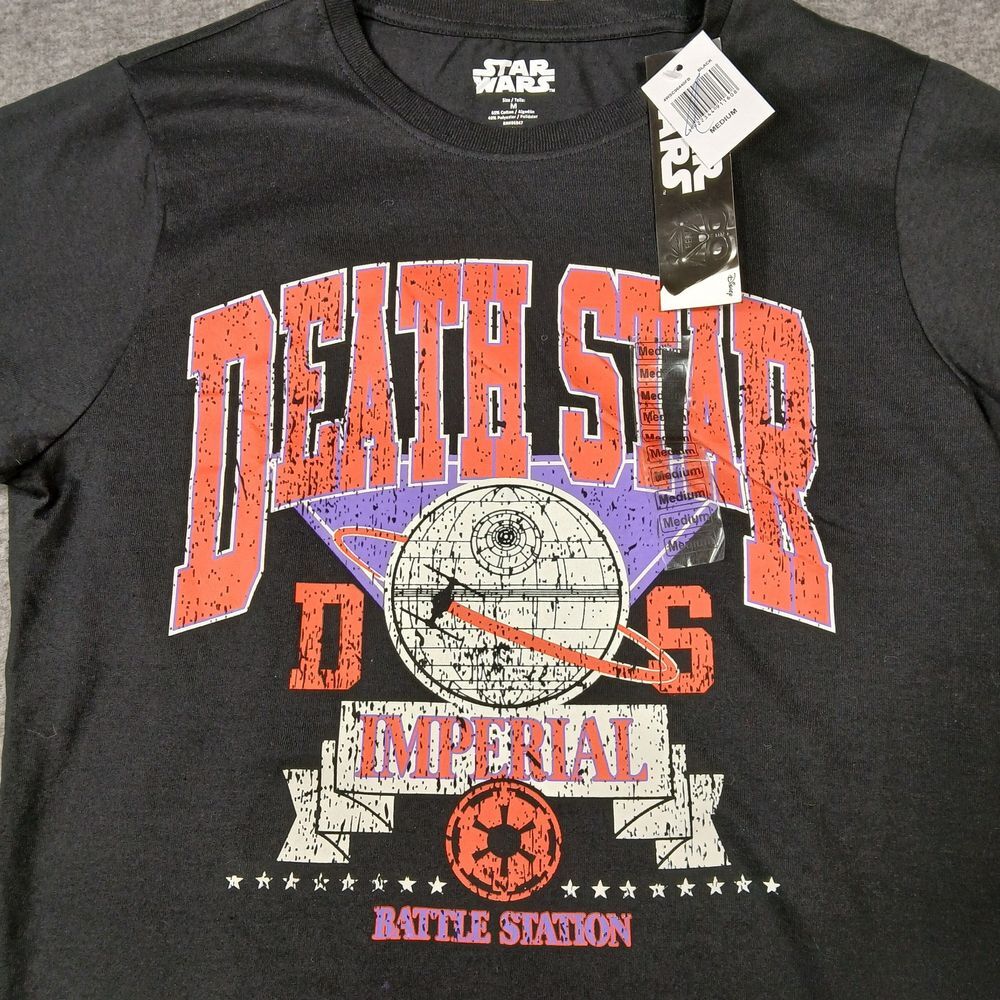 Star Wars Death Star Imperial Battle Station‎ Graphic Tee - Black - Medium